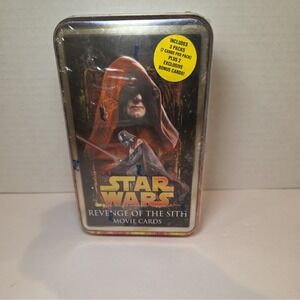 Star Wars: Revenge of the Sith Movie Cards Tin Death Vader SEALED